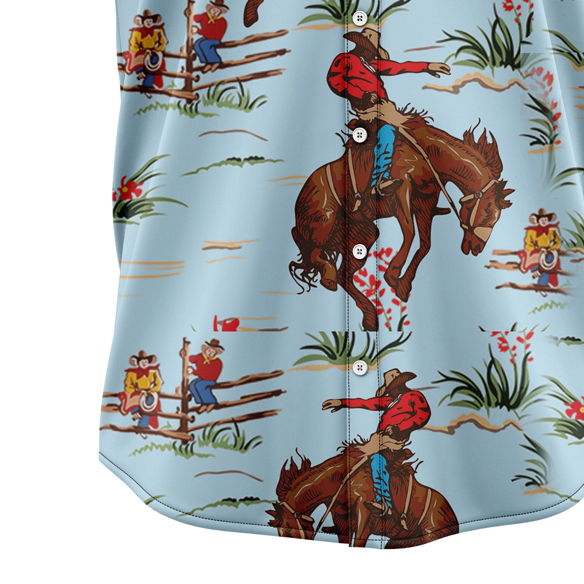 litzzy Awesome Cowboy G5703 Hawaiian Shirt - Litzzy Shirt Hawaiian Hawaii Shirt For Summer Hawaii Shirt   