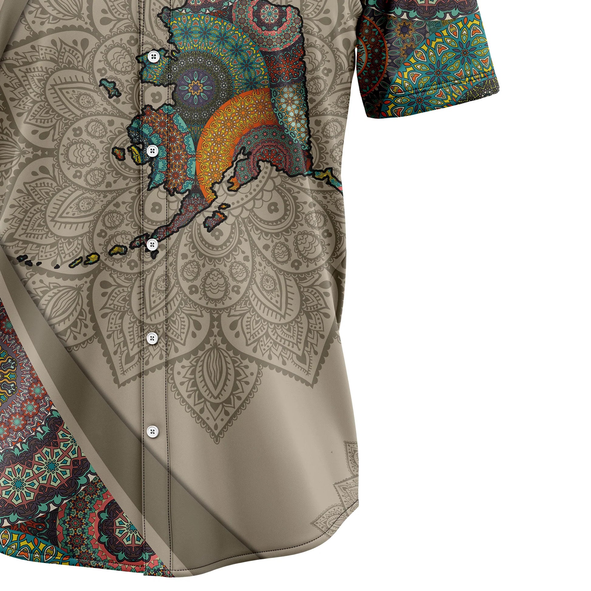 litzzy Alaska Mandala H1719 Hawaiian Shirt - Litzzy Shirt Hawaiian Hawaii Shirt For Summer Hawaii Shirt   
