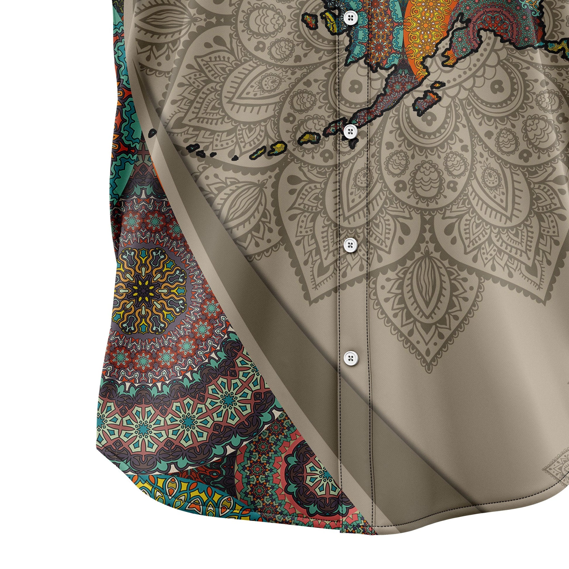 litzzy Alaska Mandala H1719 Hawaiian Shirt - Litzzy Shirt Hawaiian Hawaii Shirt For Summer Hawaii Shirt   