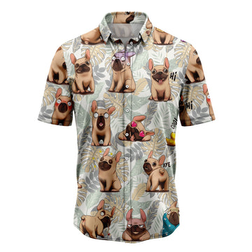 litzzy French Bulldog Life G5724 Hawaiian Shirt Hawaii Shirt   