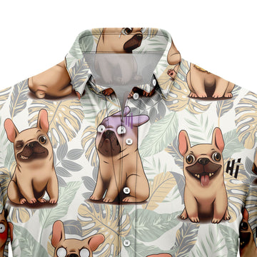 litzzy French Bulldog Life G5724 Hawaiian Shirt Hawaii Shirt   