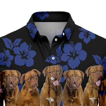 litzzy Awesome Dogue de Bordeaux TG5724 Hawaiian Shirt Hawaii Shirt   
