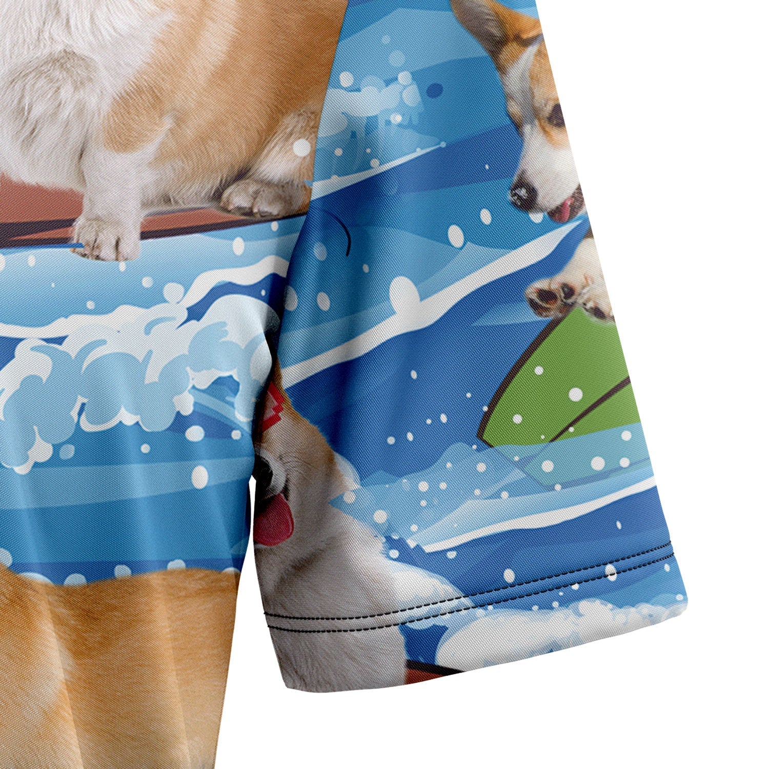 litzzy Corgi Beach & My Dogs T2307 Hawaiian Shirt Hawaii Shirt   