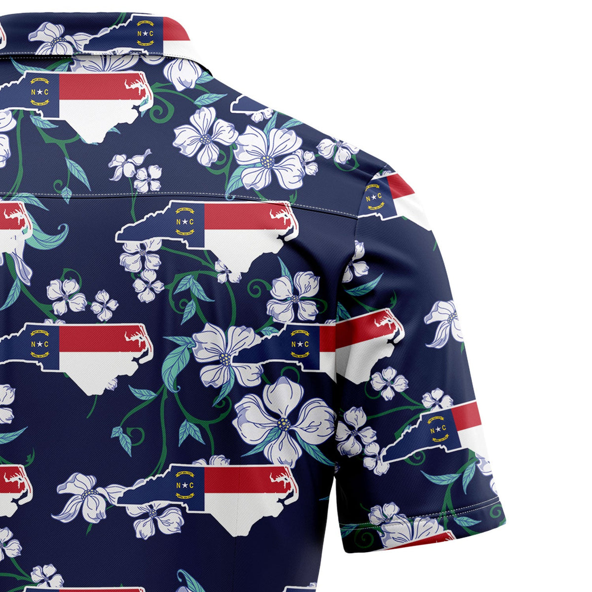 litzzy North Carolina Dogwood H107005 Hawaiian Shirt Hawaii Shirt   
