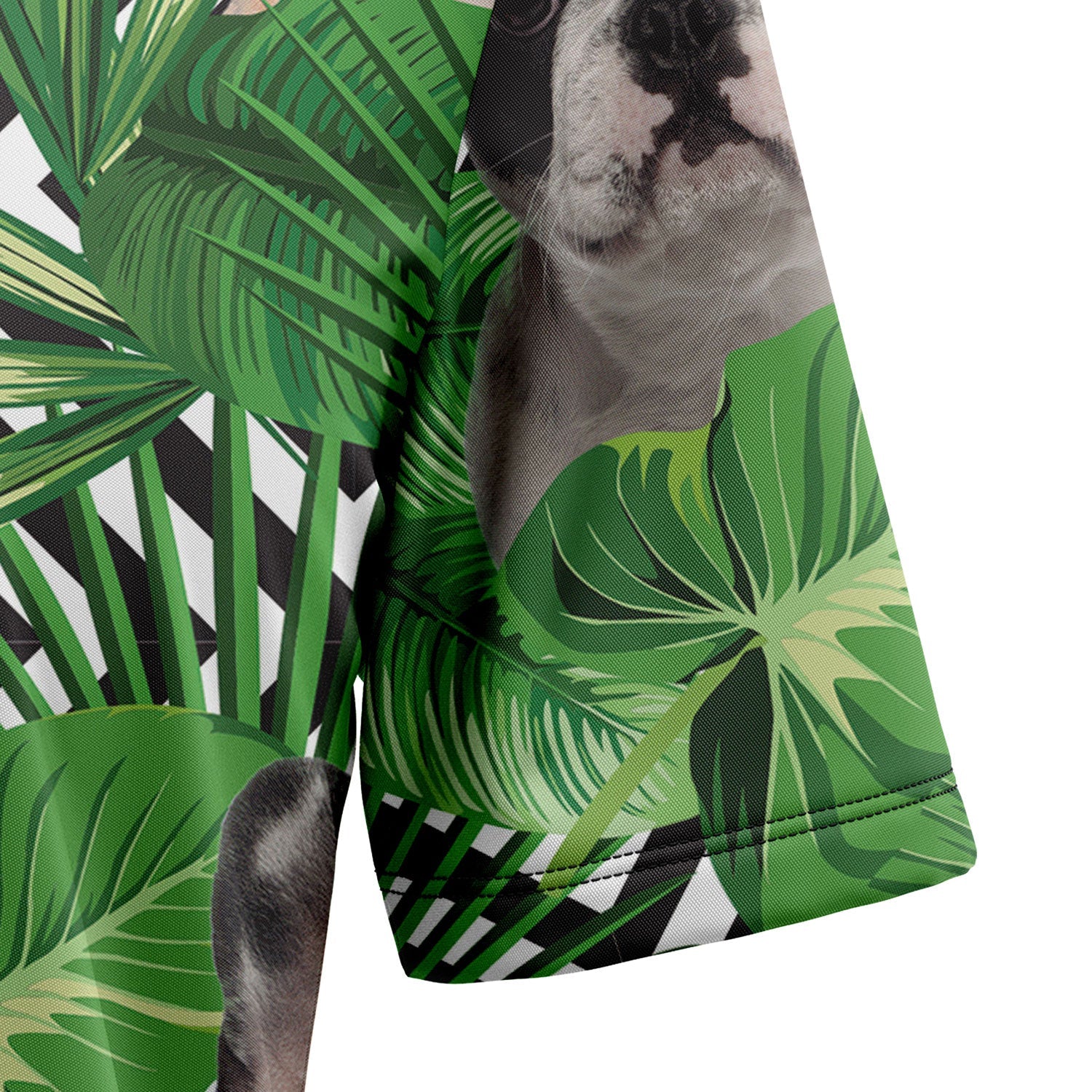 litzzy Summer Exotic Jungle Tropical French Bulldog H97097 Hawaiian Shirt Hawaii Shirt   