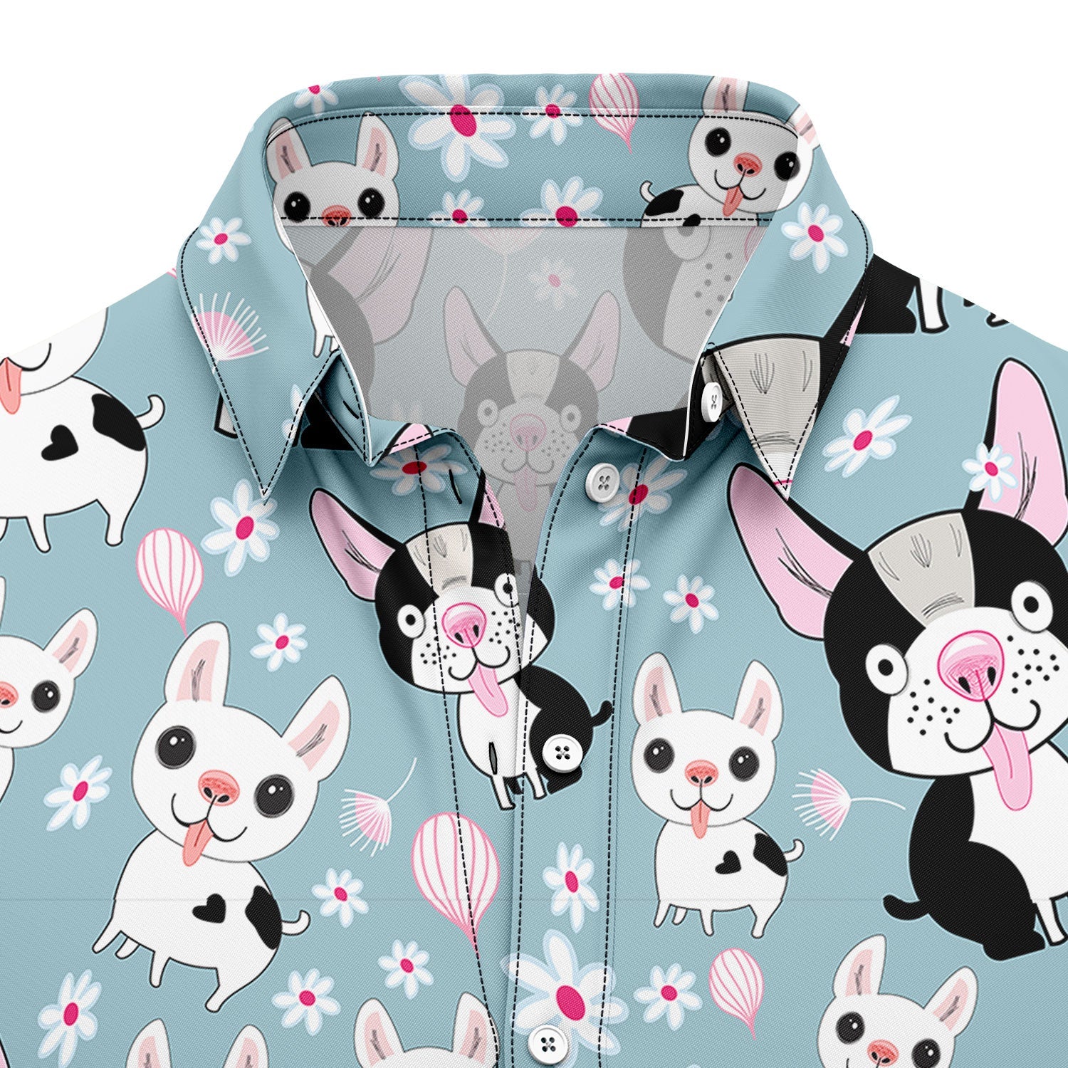 litzzy Funny Dog H217015 Hawaiian Shirt Hawaii Shirt   