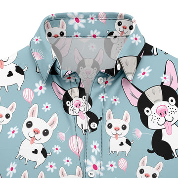 litzzy Funny Dog H217015 Hawaiian Shirt Hawaii Shirt   