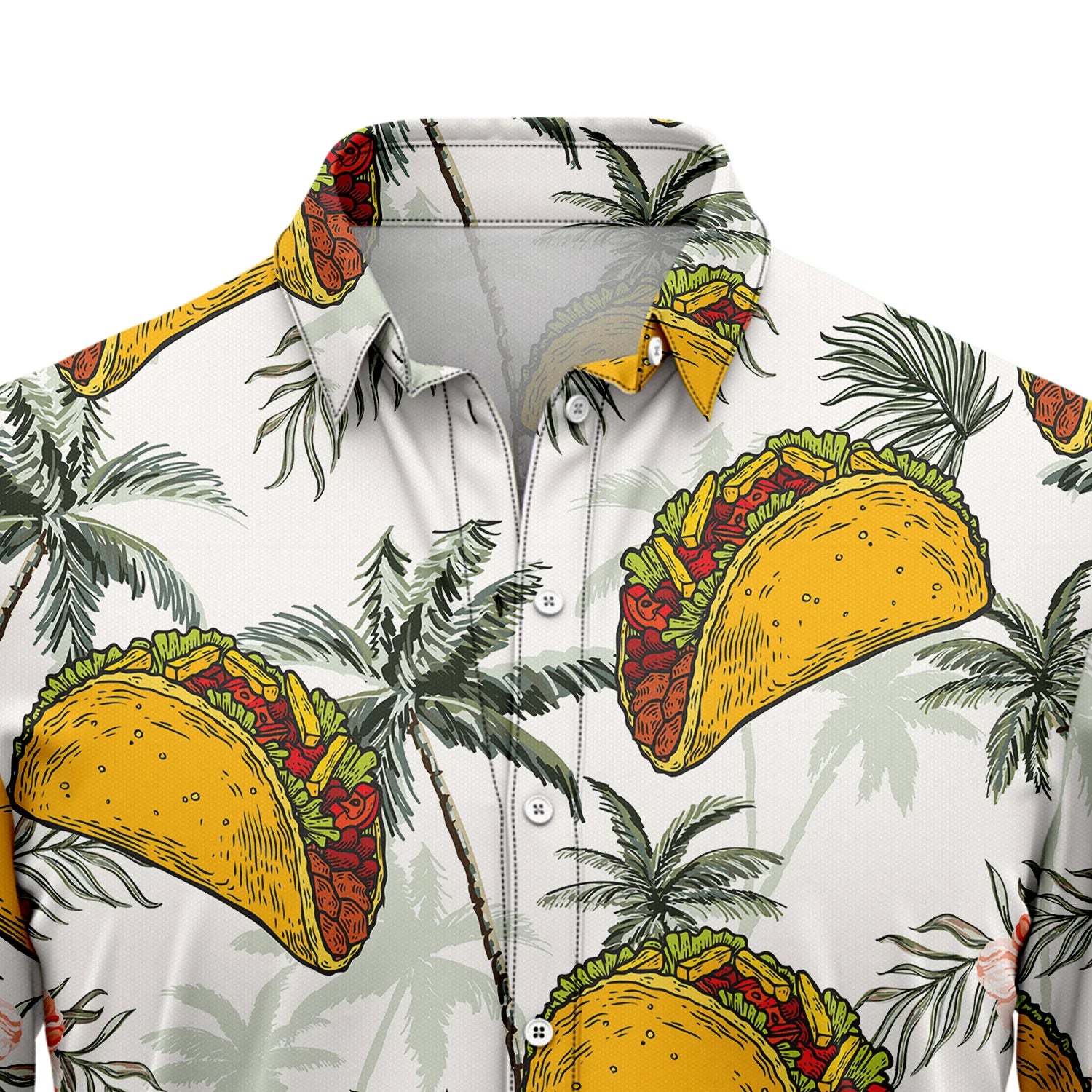 litzzy Tacos Taco Bell Tropical Vintage T0707 Hawaii Shirt - Litzzy Shirt Hawaiian Hawaii Shirt For Summer Hawaii Shirt   
