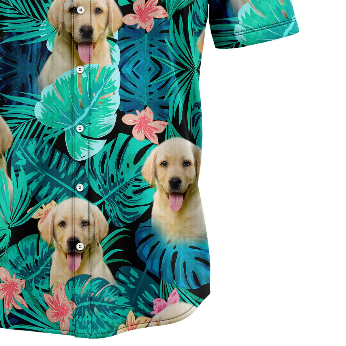 litzzy Custom Photo Dog Tropical T0207 Hawaiian Shirt Hawaii Shirt   