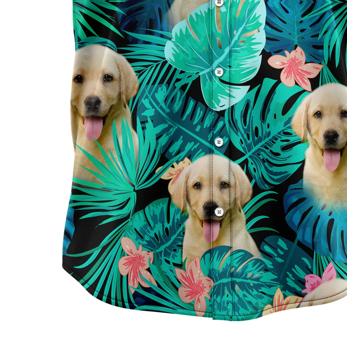 litzzy Custom Photo Dog Tropical T0207 Hawaiian Shirt - Litzzy Shirt Hawaiian Hawaii Shirt For Summer Hawaii Shirt   
