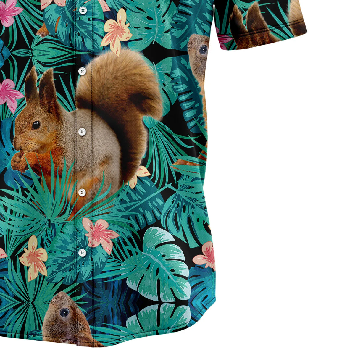 litzzy Squirrels Tropical T0607 Hawaii Shirt - Litzzy Shirt Hawaiian Hawaii Shirt For Summer Hawaii Shirt   