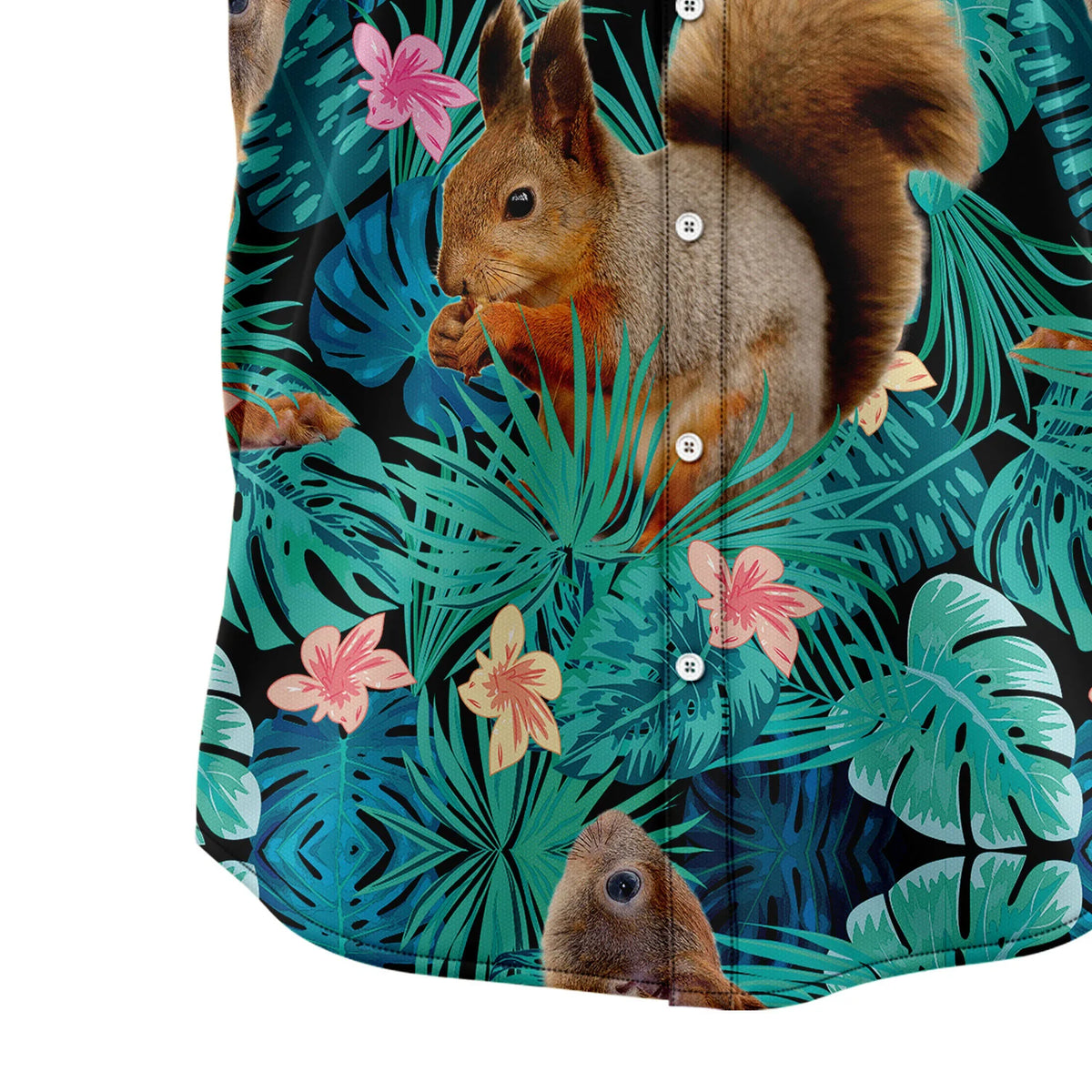 litzzy Squirrels Tropical T0607 Hawaii Shirt - Litzzy Shirt Hawaiian Hawaii Shirt For Summer Hawaii Shirt   