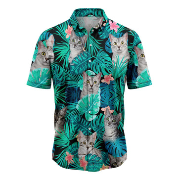 litzzy Custom Photo Cat Tropical T0207 Hawaiian Shirt - Litzzy Shirt Hawaiian Hawaii Shirt For Summer Hawaii Shirt   