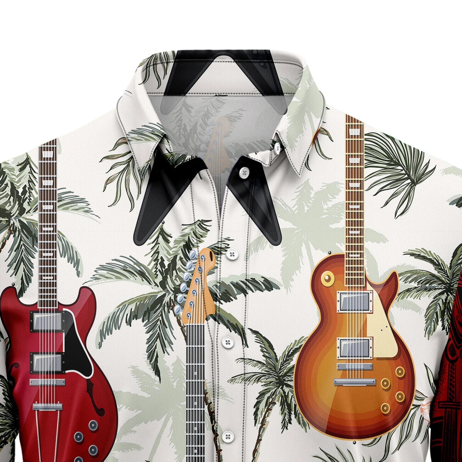 litzzy Guitar Tropical Vintage T0707 Hawaiian Shirt - Litzzy Shirt Hawaiian Hawaii Shirt For Summer Hawaii Shirt   