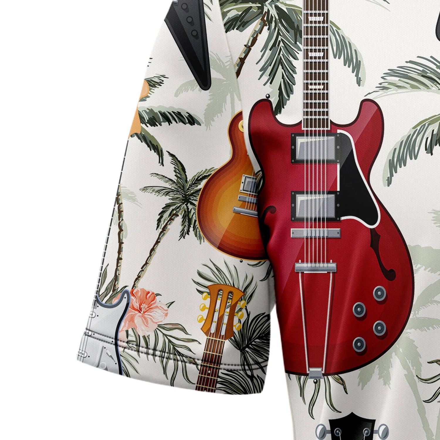 litzzy Guitar Tropical Vintage T0707 Hawaiian Shirt - Litzzy Shirt Hawaiian Hawaii Shirt For Summer Hawaii Shirt   
