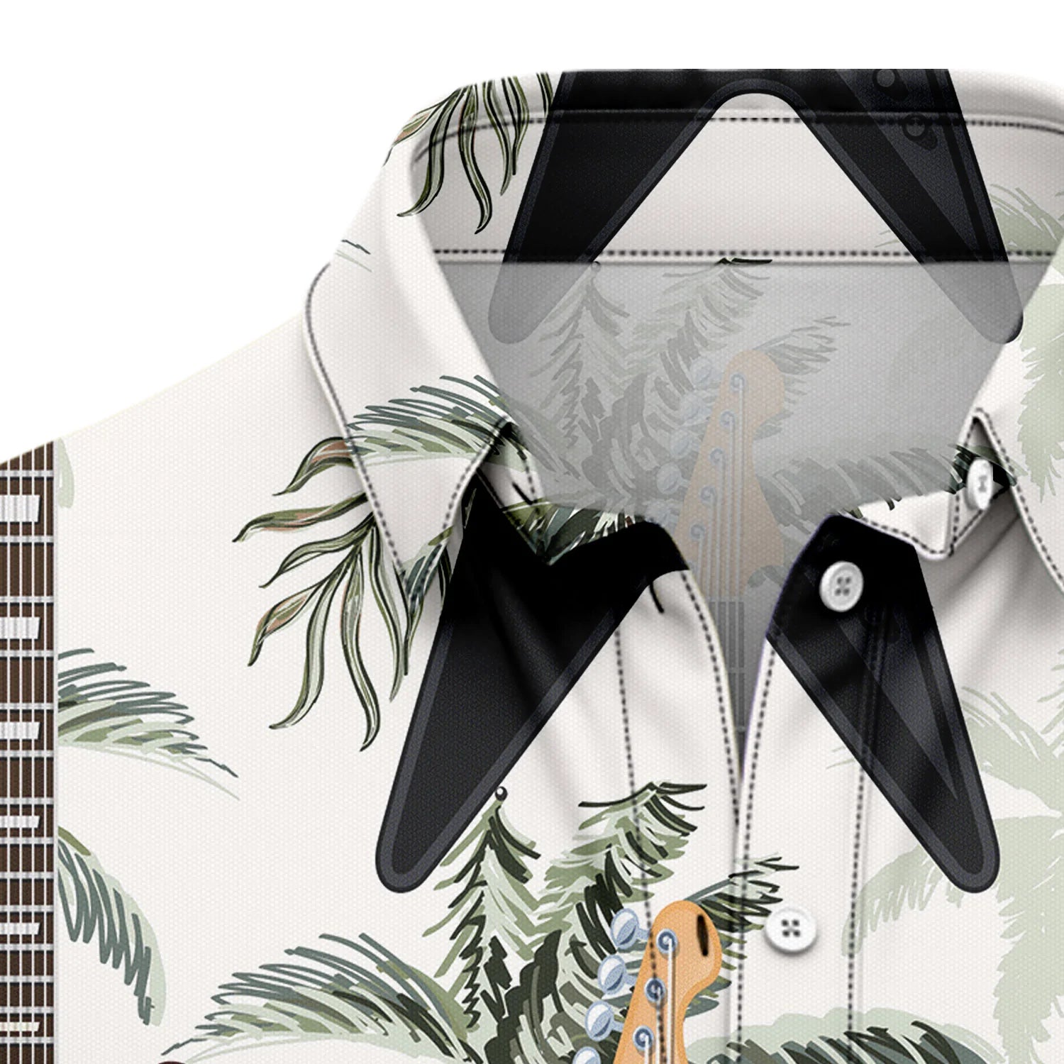 litzzy Guitar Tropical Vintage T0707 Hawaiian Shirt - Litzzy Shirt Hawaiian Hawaii Shirt For Summer Hawaii Shirt   