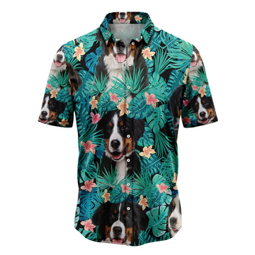 litzzy Bernese Mountain Dog Tropical T0207 Hawaiian Shirt Hawaii Shirt   