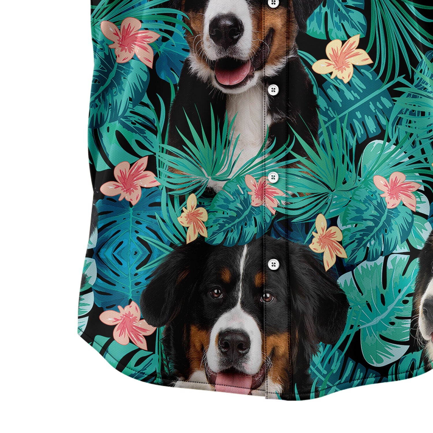 litzzy Bernese Mountain Dog Tropical T0207 Hawaiian Shirt Hawaii Shirt   