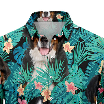 litzzy Bernese Mountain Dog Tropical T0207 Hawaiian Shirt Hawaii Shirt   