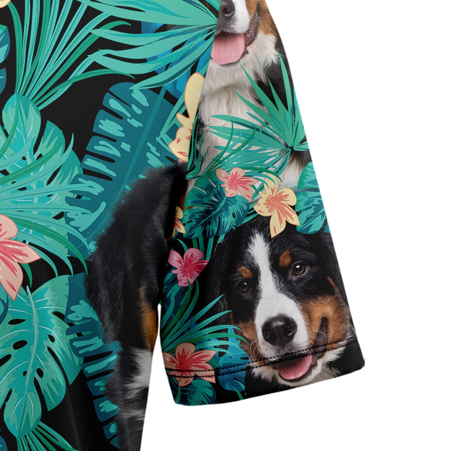 litzzy Bernese Mountain Dog Tropical T0207 Hawaiian Shirt Hawaii Shirt   