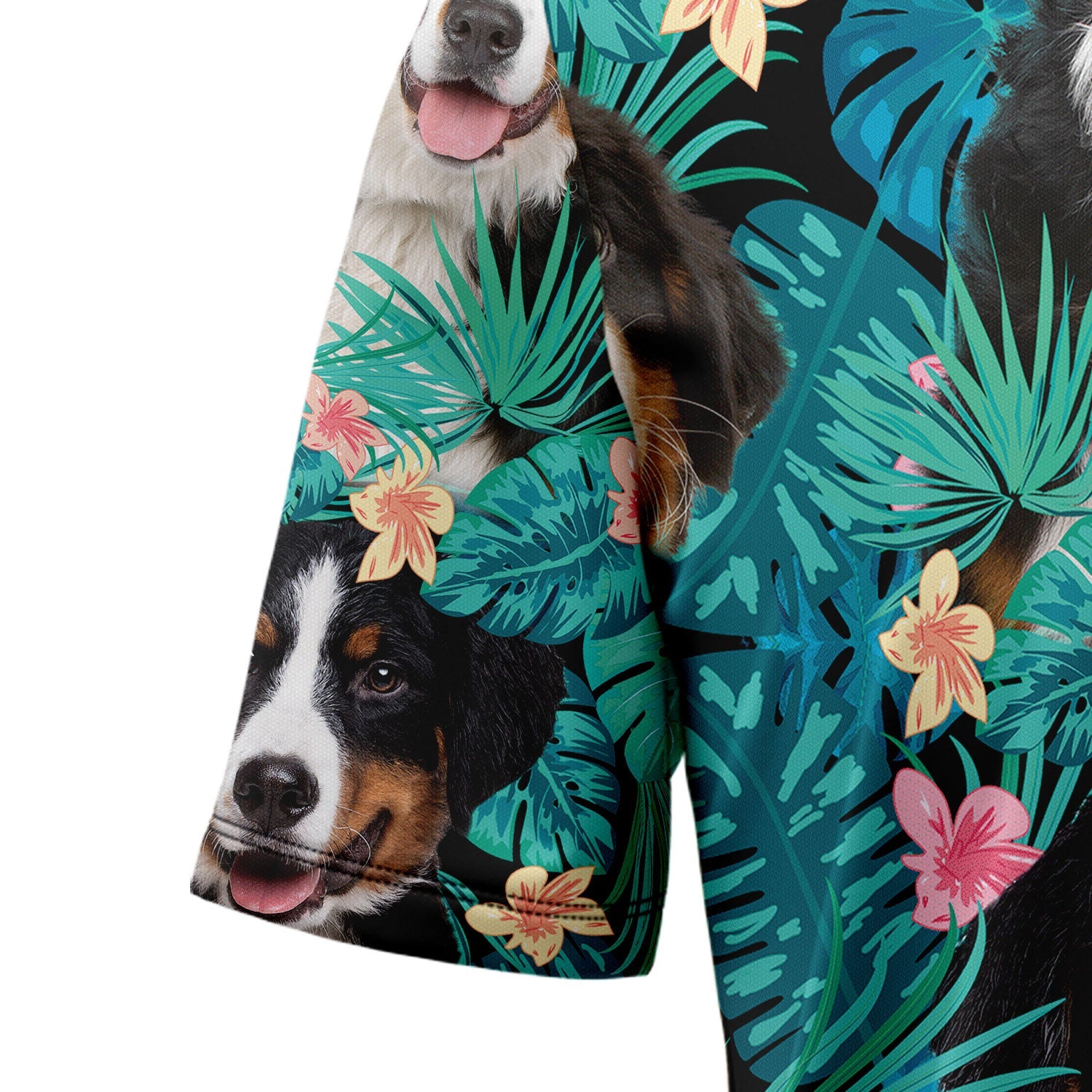 litzzy Bernese Mountain Dog Tropical T0207 Hawaiian Shirt Hawaii Shirt   