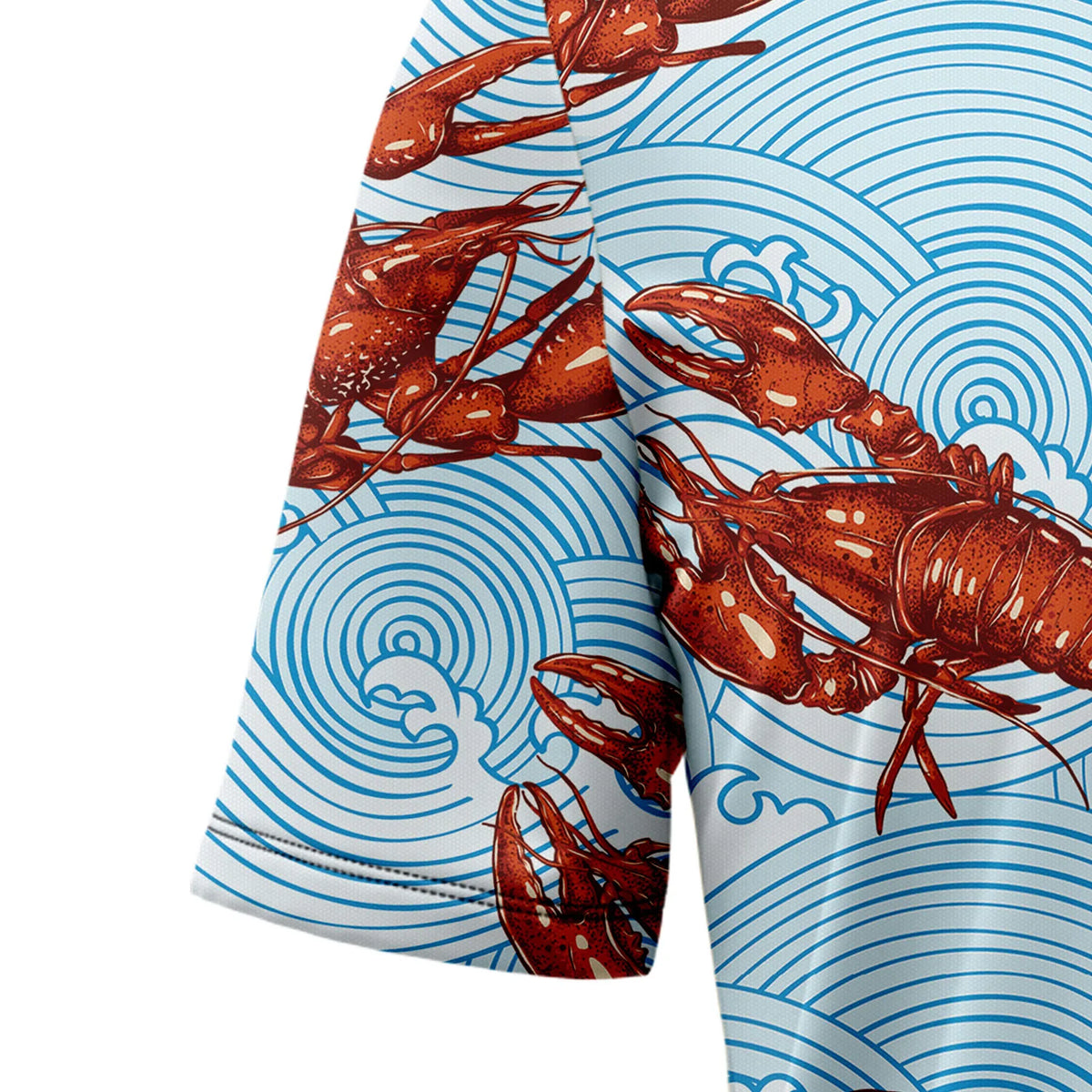 litzzy Lobsters Blue Waves H217020 Hawaiian Shirt - Litzzy Shirt Hawaiian Hawaii Shirt For Summer Hawaii Shirt   
