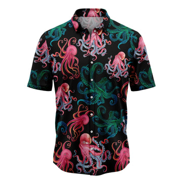 litzzy Octopus Party TG5731 Hawaiian Shirt - Litzzy Shirt Hawaiian Hawaii Shirt For Summer Hawaii Shirt   
