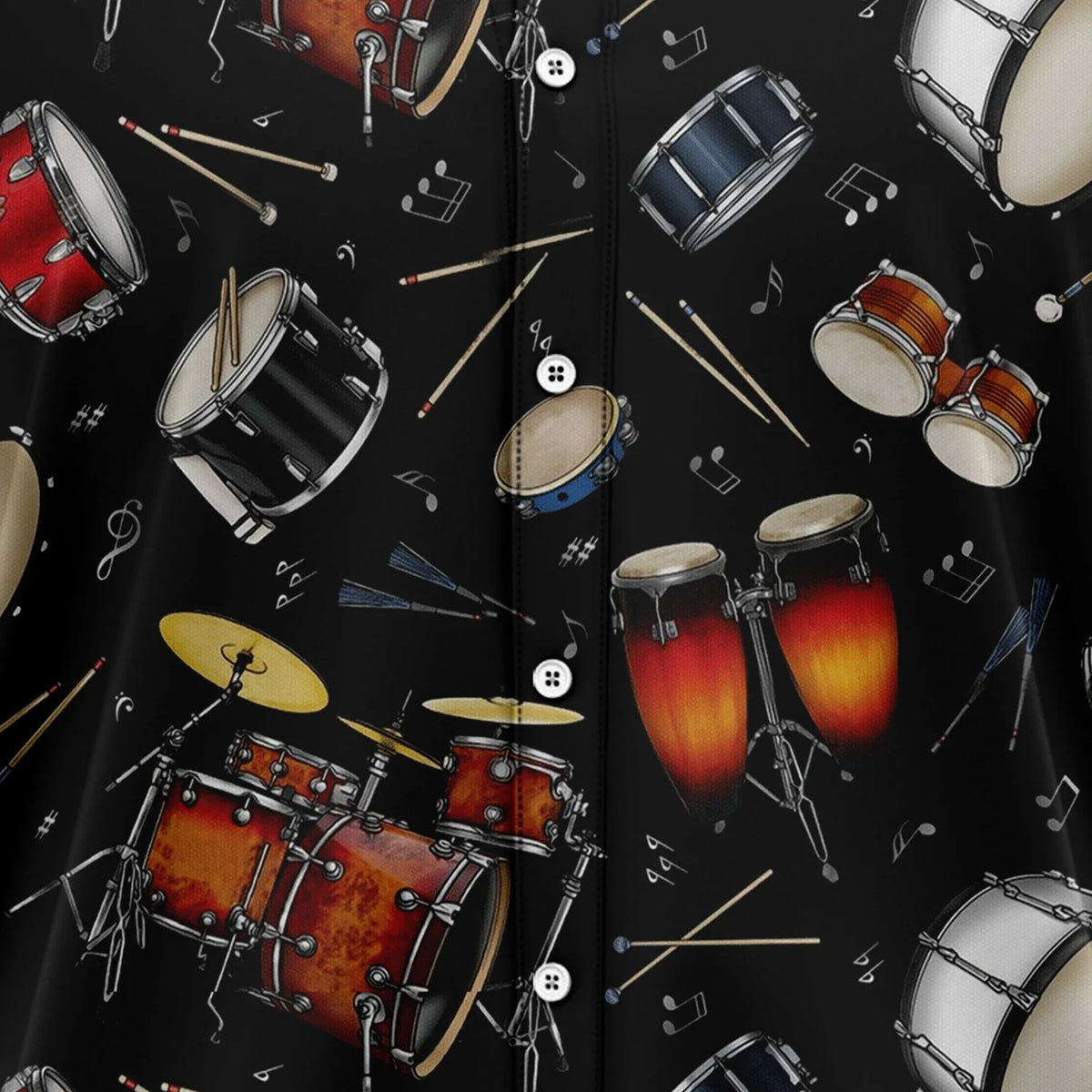 litzzy Drum Retro G5806 Hawaiian Shirt - Litzzy Shirt Hawaiian Hawaii Shirt For Summer Hawaii Shirt   