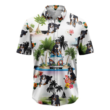 litzzy Bernese Mountain Dog Vacation G5716 Hawaiian Shirt Hawaii Shirt   