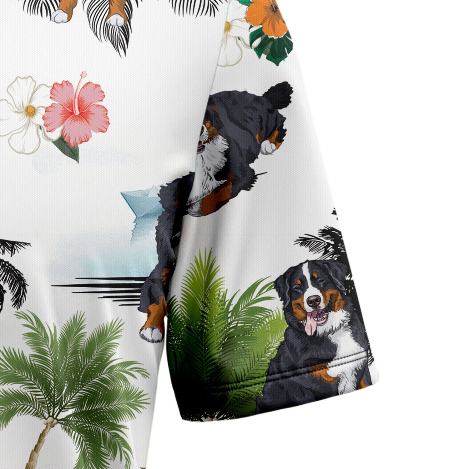 litzzy Bernese Mountain Dog Vacation G5716 Hawaiian Shirt Hawaii Shirt   