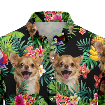 litzzy Funny Custom Photo Dog Tropical Hawaiian Shirt - Litzzy Shirt Hawaiian Hawaii Shirt For Summer Hawaii Shirt   