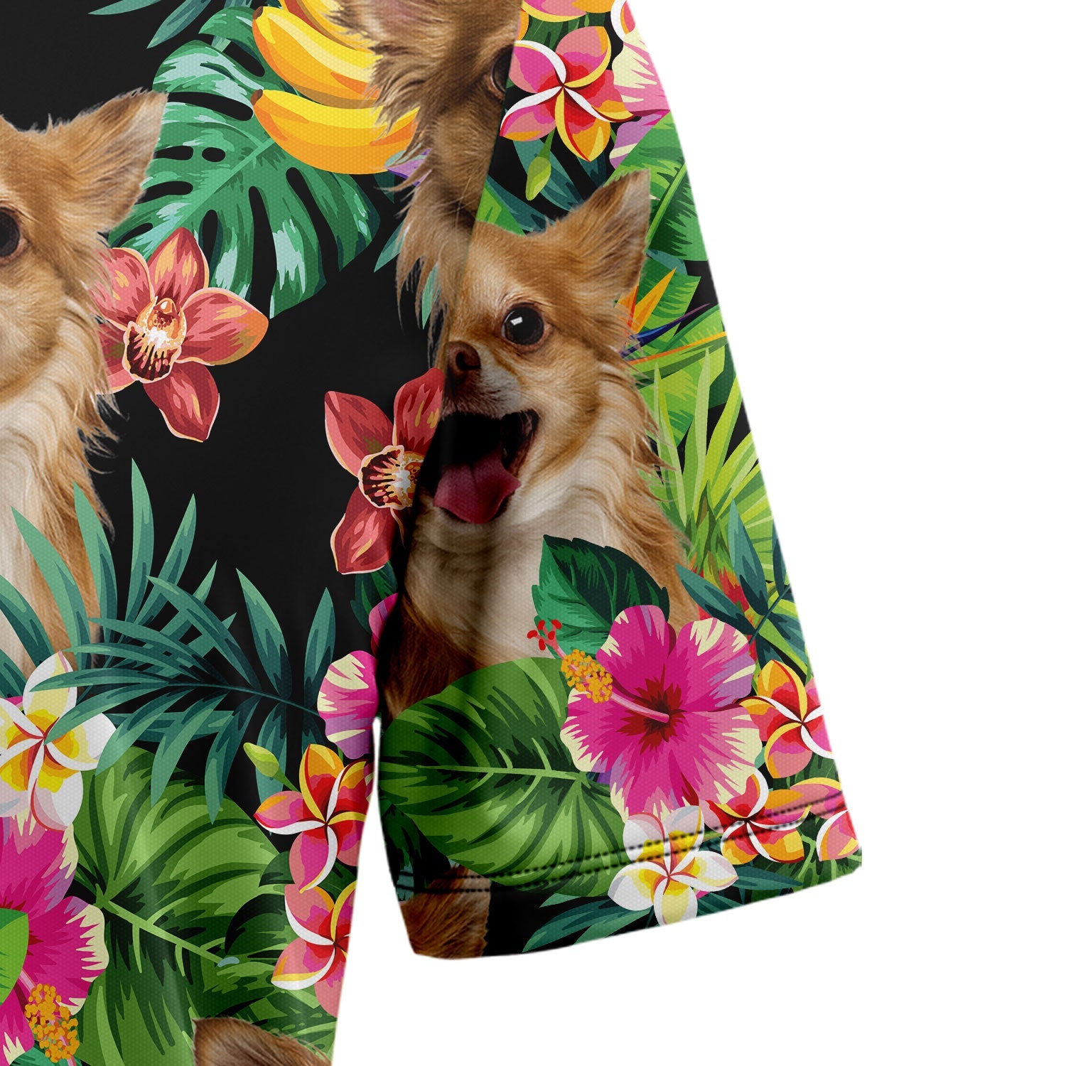 litzzy Funny Custom Photo Dog Tropical Hawaiian Shirt Hawaii Shirt   