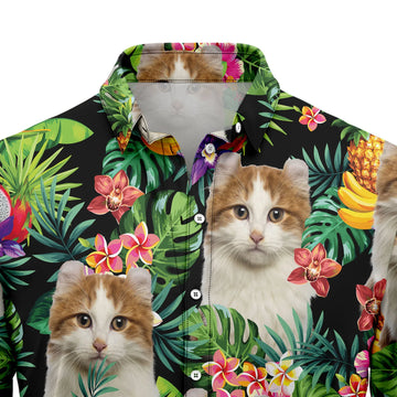litzzy Funny Custom Photo Cat Tropical Hawaiian Shirt - Litzzy Shirt Hawaiian Hawaii Shirt For Summer Hawaii Shirt   