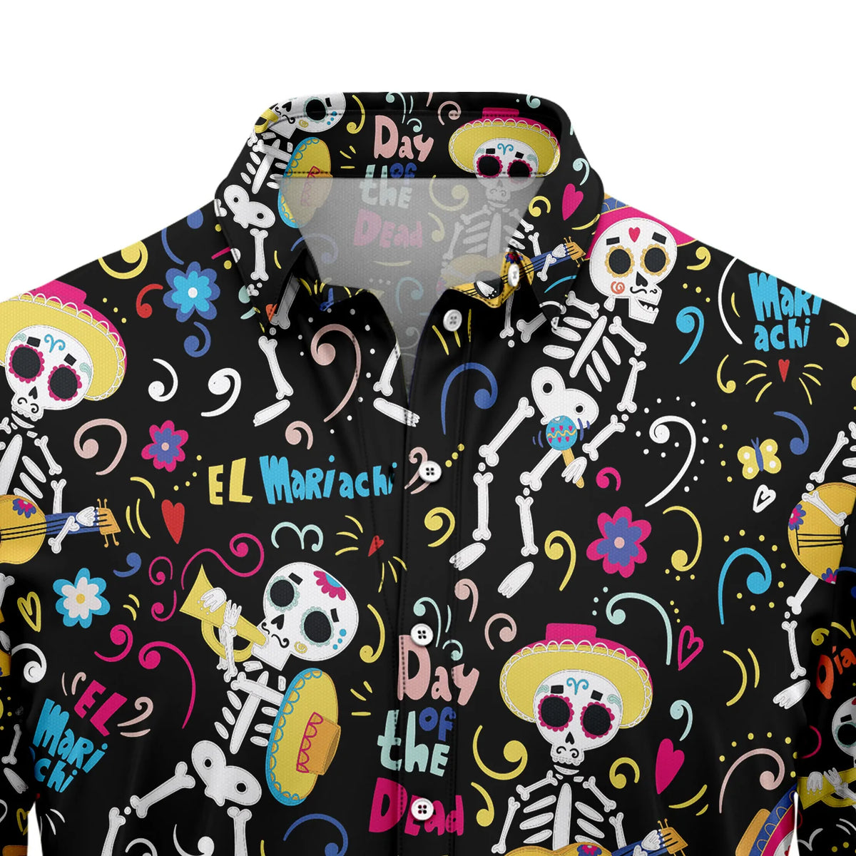 litzzy Dancing Day Of The Dead G5723 Hawaiian Shirt - Litzzy Shirt Hawaiian Hawaii Shirt For Summer Hawaii Shirt   