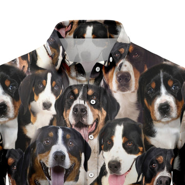 litzzy Greater Swiss Mountain Dog Awesome D0207 Hawaiian Shirt Hawaii Shirt   