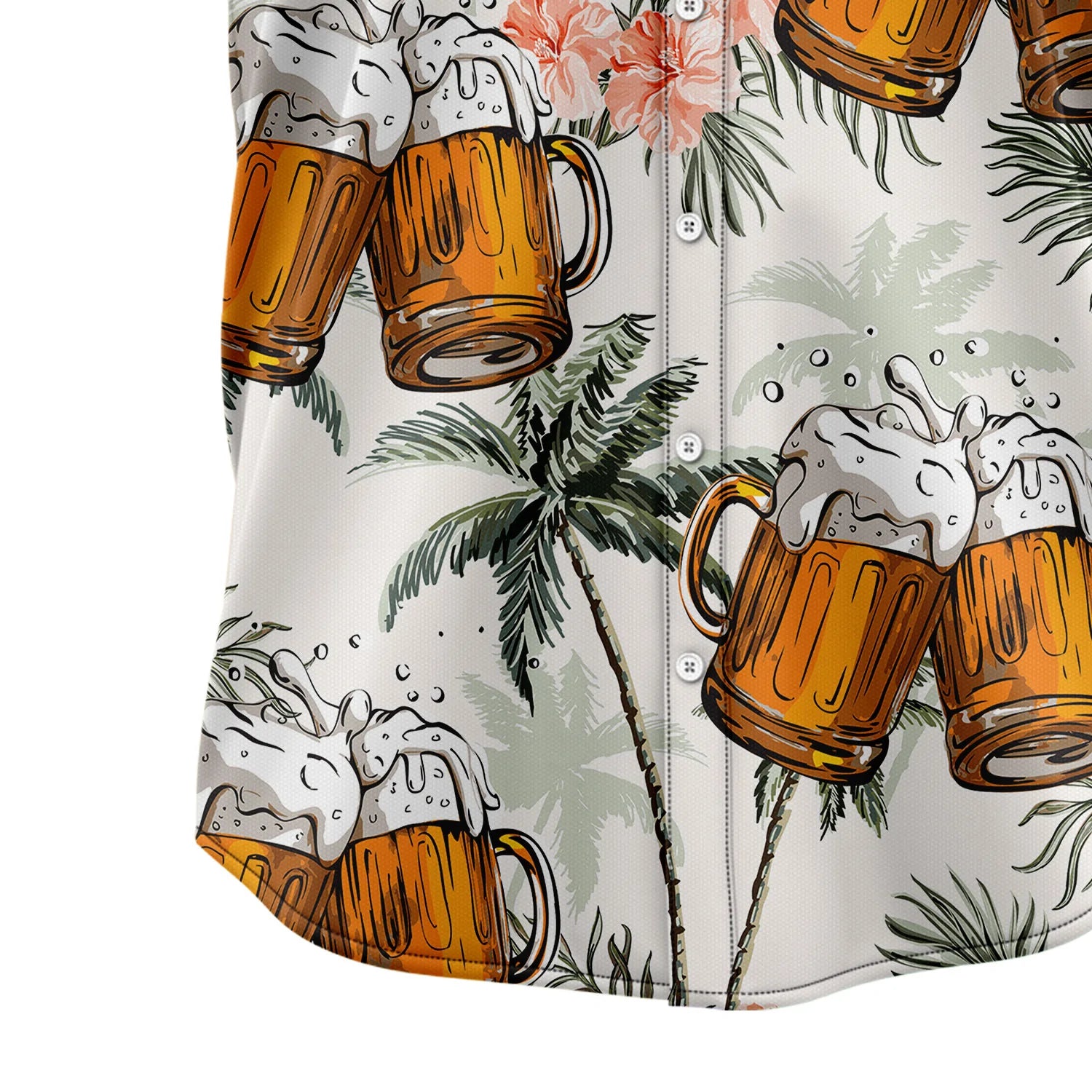 litzzy Beer Tropical Vintage T0707 Hawaiian Shirt - Litzzy Shirt Hawaiian Hawaii Shirt For Summer Hawaii Shirt   
