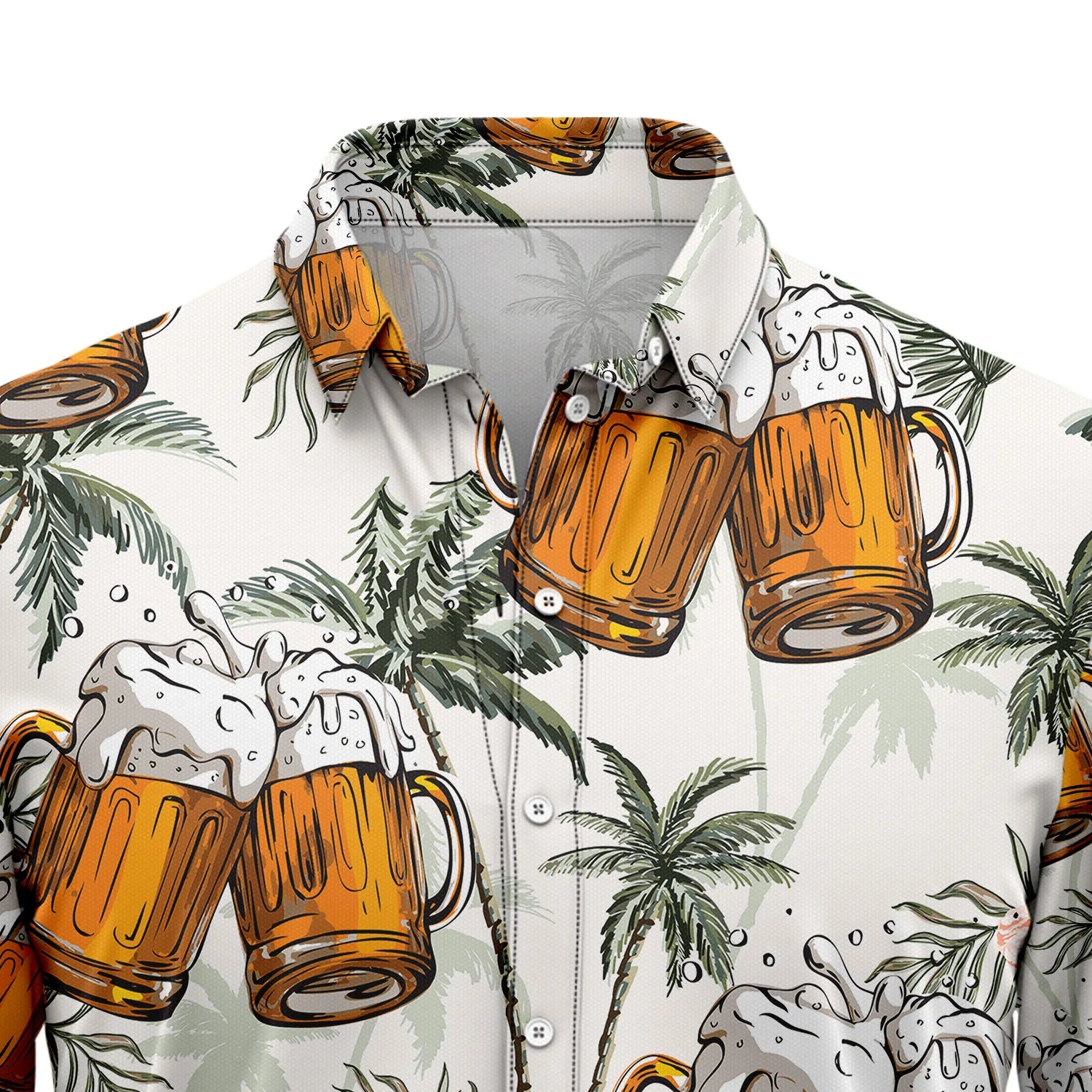litzzy Beer Tropical Vintage T0707 Hawaiian Shirt - Litzzy Shirt Hawaiian Hawaii Shirt For Summer Hawaii Shirt   