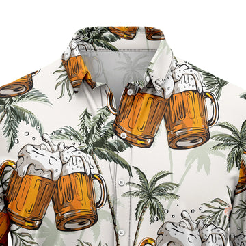 litzzy Beer Tropical Vintage T0707 Hawaiian Shirt - Litzzy Shirt Hawaiian Hawaii Shirt For Summer Hawaii Shirt   