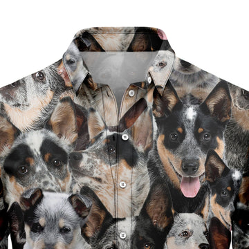 litzzy Australian Cattle Dog Awesome D0207 Hawaiian Shirt Hawaii Shirt   