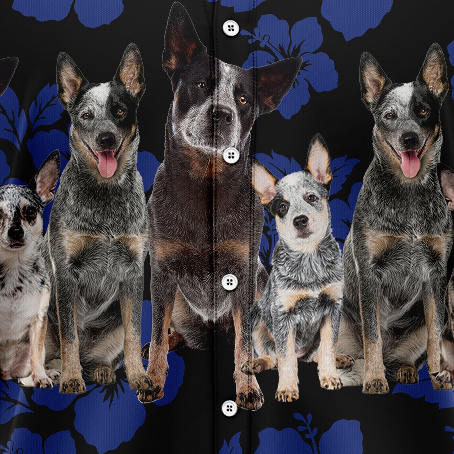 litzzy Awesome Australian Cattle Dog TG5720 Hawaiian Shirt Hawaii Shirt   