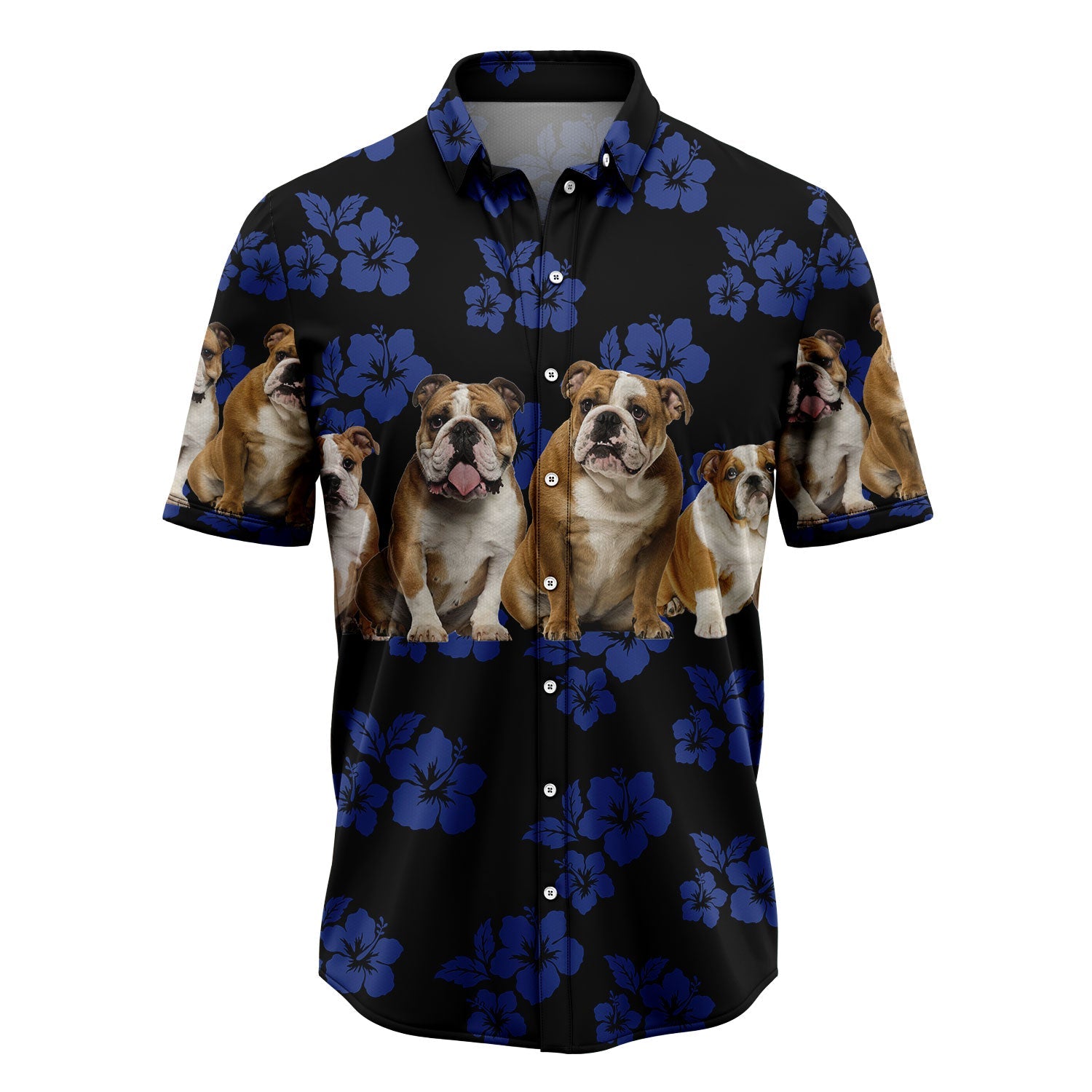 litzzy Awesome Bulldog TG5720 Hawaiian Shirt Hawaii Shirt   