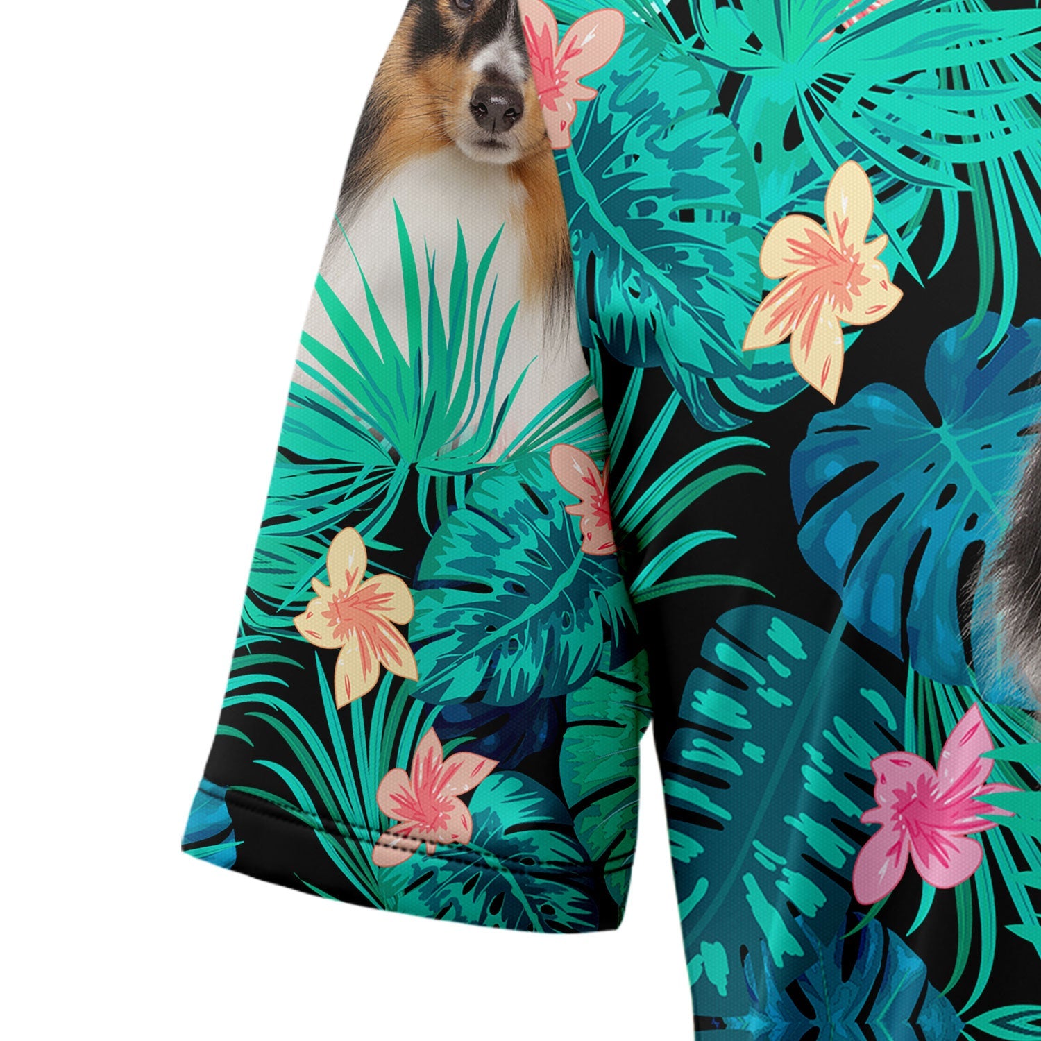 litzzy Shetland Sheepdog Tropical T0207 Hawaiian Shirt Hawaii Shirt   