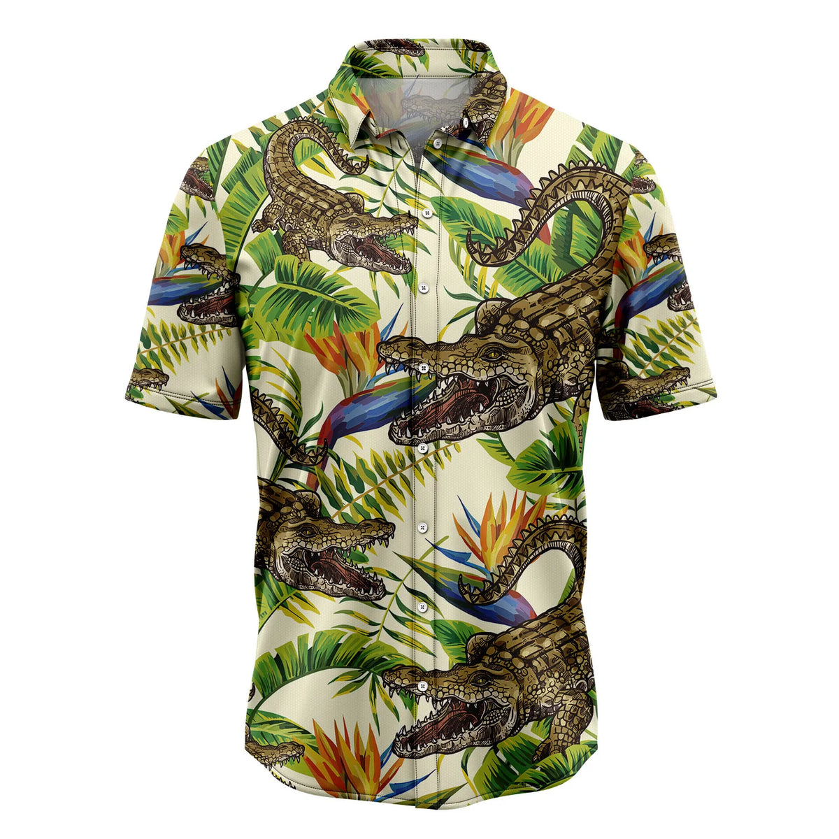 litzzy Crocodile Banana Palm D0907 Hawaiian Shirt - Litzzy Shirt Hawaiian Hawaii Shirt For Summer Hawaii Shirt   