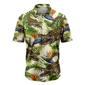 litzzy Crocodile Banana Palm D0907 Hawaiian Shirt - Litzzy Shirt Hawaiian Hawaii Shirt For Summer Hawaii Shirt   