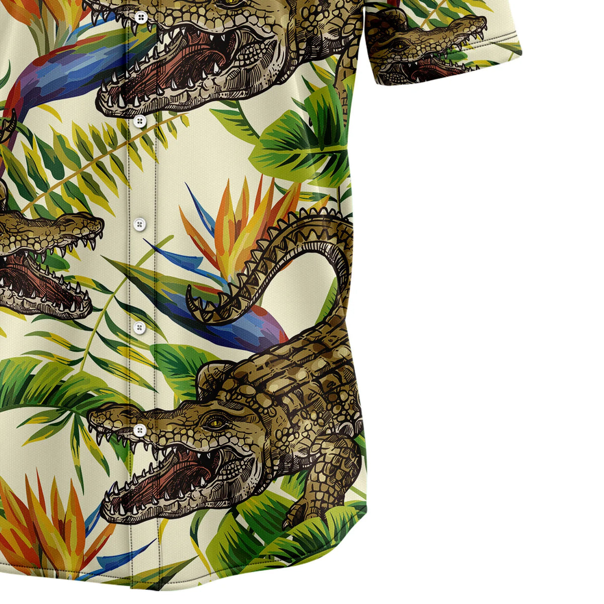 litzzy Crocodile Banana Palm D0907 Hawaiian Shirt - Litzzy Shirt Hawaiian Hawaii Shirt For Summer Hawaii Shirt   