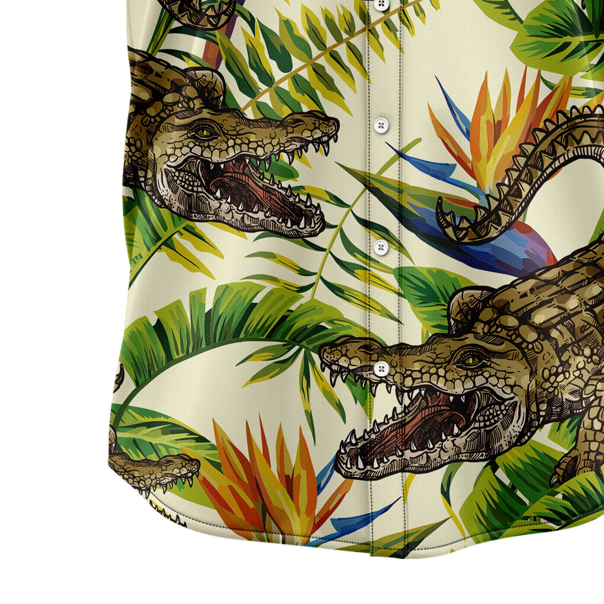 litzzy Crocodile Banana Palm D0907 Hawaiian Shirt - Litzzy Shirt Hawaiian Hawaii Shirt For Summer Hawaii Shirt   