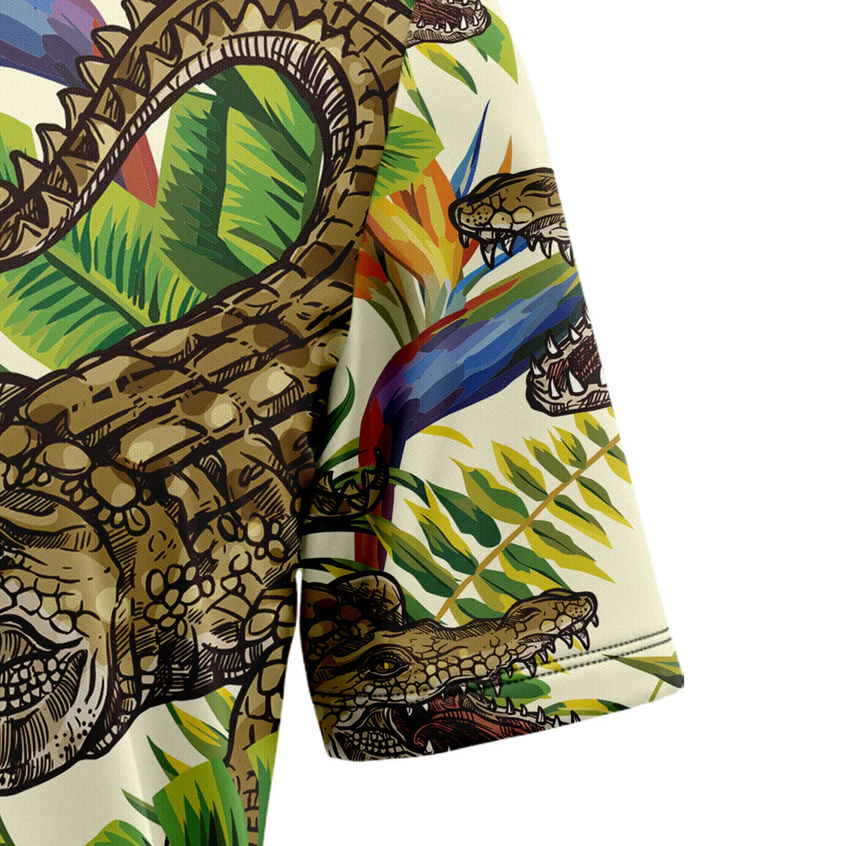 litzzy Crocodile Banana Palm D0907 Hawaiian Shirt - Litzzy Shirt Hawaiian Hawaii Shirt For Summer Hawaii Shirt   