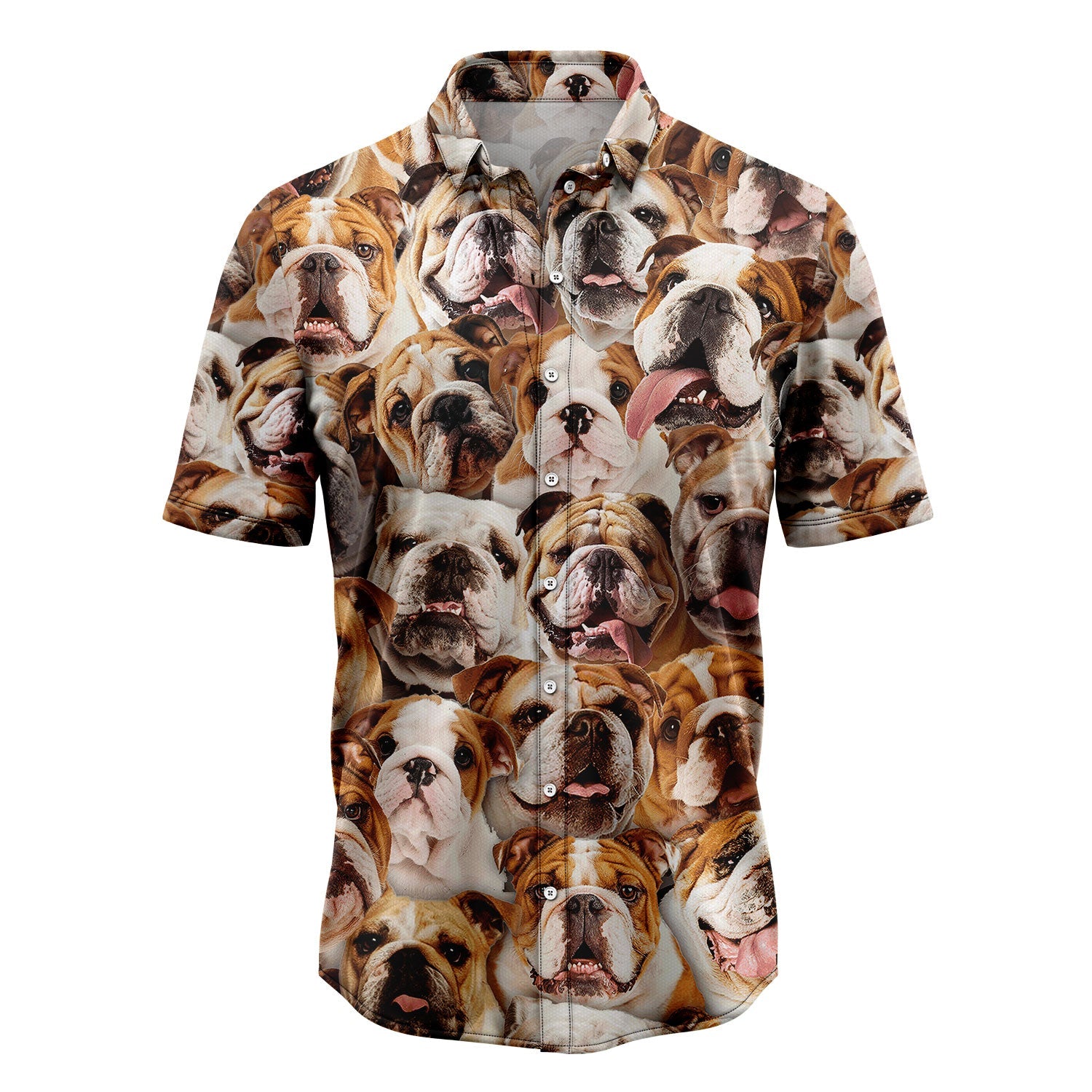 litzzy Bulldog Awesome D0107 Hawaiian Shirt Hawaii Shirt   