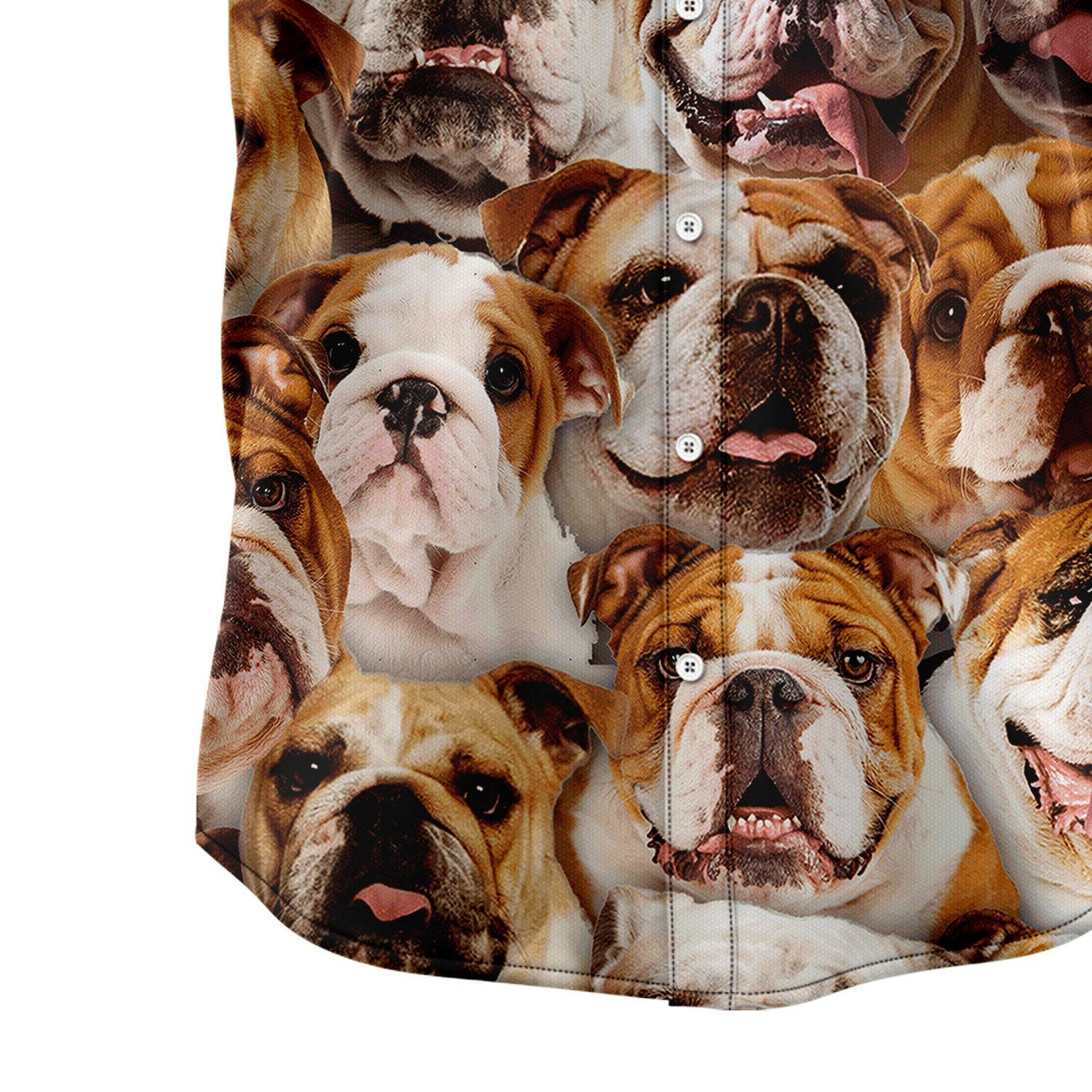 litzzy Bulldog Awesome D0107 Hawaiian Shirt Hawaii Shirt   