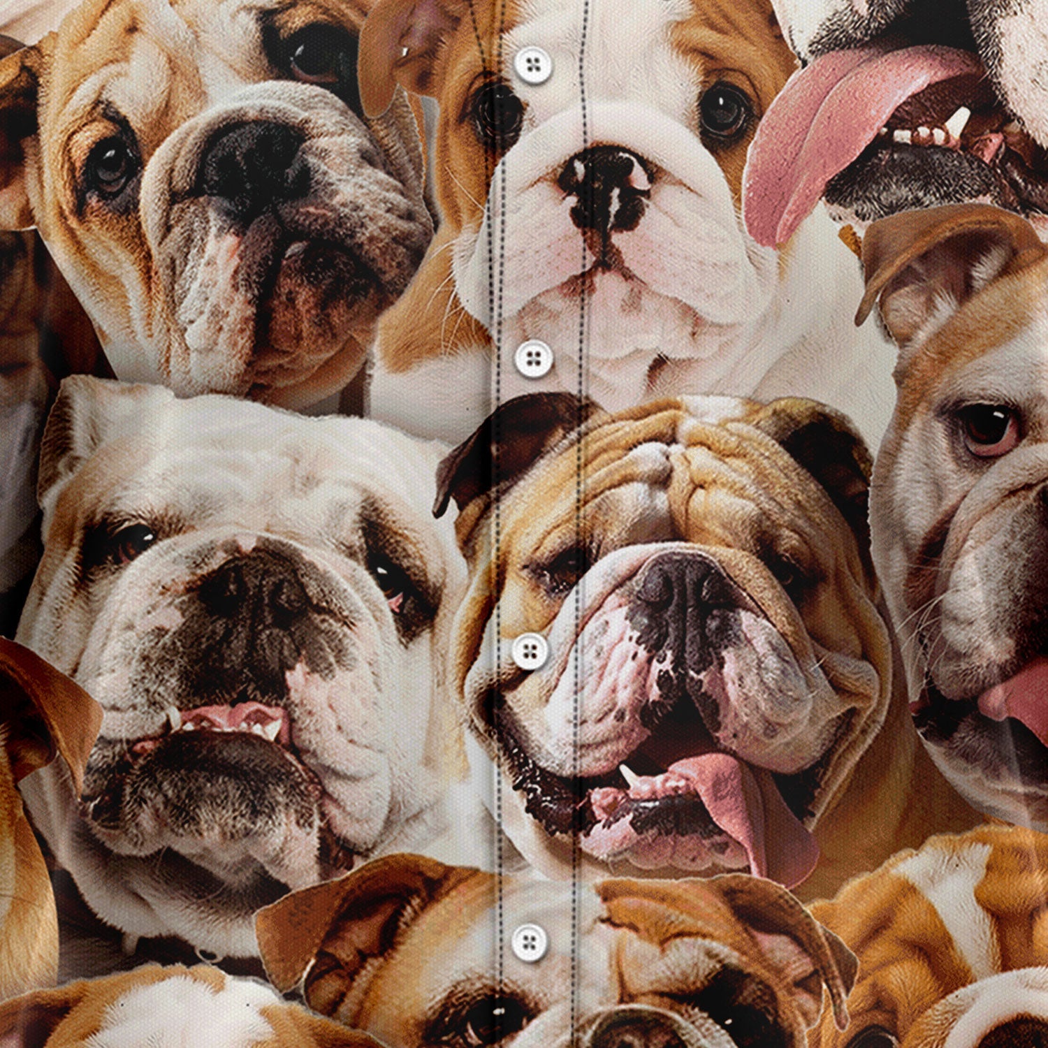 litzzy Bulldog Awesome D0107 Hawaiian Shirt Hawaii Shirt   